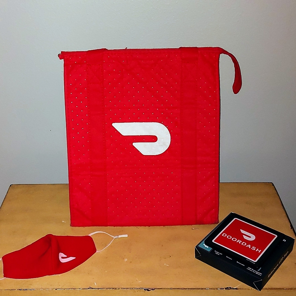 DoorDash LED Sign with Thermal Tote Bag